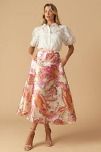 Load image into Gallery viewer, IN THE STILLNESS WOVEN MIDI SKIRT
