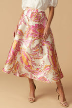 Load image into Gallery viewer, IN THE STILLNESS WOVEN MIDI SKIRT
