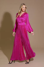 Load image into Gallery viewer, CRUSHING ON YOU SATIN JUMPSUIT
