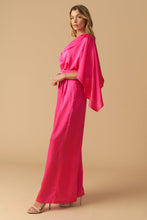 Load image into Gallery viewer, DOWN MEMORY LANE WOVEN SATIN JUMPSUIT
