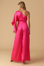 Load image into Gallery viewer, DOWN MEMORY LANE WOVEN SATIN JUMPSUIT
