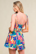 Load image into Gallery viewer, BE BLISSFULLY HAPPY WOVEN ROMPER
