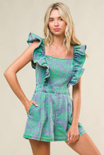 Load image into Gallery viewer, INCREDIBLE LOVE DENIM ROMPER
