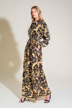 Load image into Gallery viewer, MIDNIGHT OASIS WOVEN JUMPSUIT
