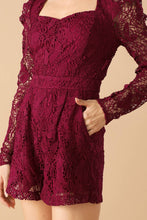 Load image into Gallery viewer, DAYS GO BY LACE WOVEN ROMPER
