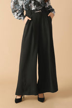 Load image into Gallery viewer, SWEET HARMONY BLACK WOVEN PANTS
