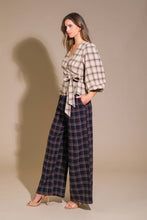 Load image into Gallery viewer, CAN'T FORGET WOVEN PLAID PANTS
