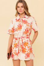 Load image into Gallery viewer, SOUTHERNMOST CHARM WOVEN ROMPER

