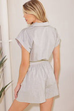 Load image into Gallery viewer, CALM REFLECTIONS WOVEN ROMPER
