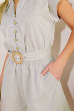 Load image into Gallery viewer, CALM REFLECTIONS WOVEN ROMPER
