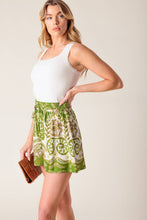 Load image into Gallery viewer, DISTANT ECHOES GREEN SHORTS
