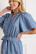 Load image into Gallery viewer, RISING PETALS WOVEN ROMPER
