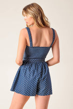 Load image into Gallery viewer, FULL FOCUS DENIM WOVEN ROMPER
