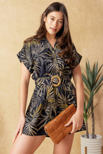 Load image into Gallery viewer, GET WITH IT WOVEN ROMPER
