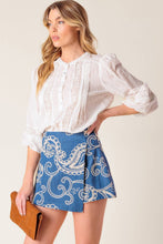 Load image into Gallery viewer, CARA LA FRANCE WOVEN SKORT
