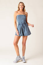 Load image into Gallery viewer, A BAR SONG DENIM ROMPER
