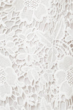 Load image into Gallery viewer, JUST ENOUGH OFF WHITE WOVEN LACE JUMPSUIT
