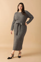Load image into Gallery viewer, BE GOOD TO ME SWEATER MIDI DRESS
