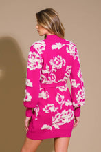 Load image into Gallery viewer, HEART ON DISPLAY SWEATER MINI DRESS
