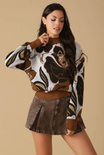 Load image into Gallery viewer, DARLING SENSATION JACQUARD SWEATER TOP
