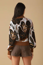 Load image into Gallery viewer, DARLING SENSATION JACQUARD SWEATER TOP
