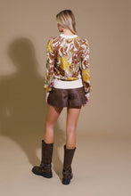 Load image into Gallery viewer, KEEPING TABS JACQUARD PULLOVER SWEATER TOP

