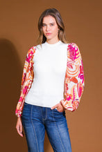 Load image into Gallery viewer, MAJESTIC FLOW SWEATER WOVEN TOP
