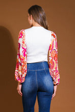 Load image into Gallery viewer, MAJESTIC FLOW SWEATER WOVEN TOP
