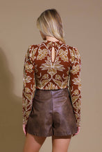 Load image into Gallery viewer, WARM AFTERNOONS JACQUARD SWEATER TOP

