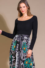 Load image into Gallery viewer, ALWAYS LOVELY BLACK MIDI DRESS
