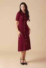 Load image into Gallery viewer, URBAN ELEGANCE SWEATER MIDI DRESS
