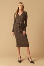 Load image into Gallery viewer, RUNAWAY ICON SWEATER MIDI DRESS

