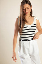 Load image into Gallery viewer, TIME FOR TEA SWEATER KNIT TANK TOP
