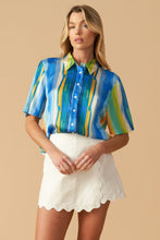 Load image into Gallery viewer, TAKE ME DANCING WOVEN SATIN TOP
