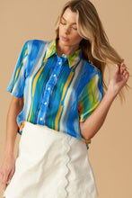 Load image into Gallery viewer, TAKE ME DANCING WOVEN SATIN TOP
