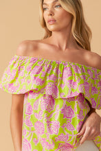 Load image into Gallery viewer, FIND ME UNDER THE PALMS WOVEN TOP
