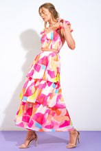 Load image into Gallery viewer, ABSOLUTE EDGE PINK WOVEN TOP AND SKIRT
