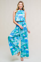 Load image into Gallery viewer, MARITIME MUSE WOVEN PLISSE TOP AND PANT SET
