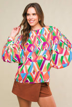 Load image into Gallery viewer, THAT&#39;S THAT BRIGHT WOVEN TOP

