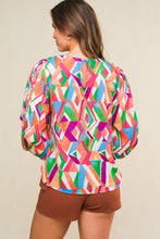 Load image into Gallery viewer, THAT&#39;S THAT BRIGHT WOVEN TOP
