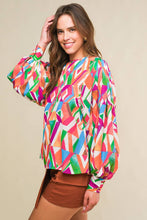 Load image into Gallery viewer, THAT&#39;S THAT BRIGHT WOVEN TOP
