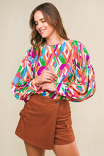 Load image into Gallery viewer, THAT&#39;S THAT BRIGHT WOVEN TOP
