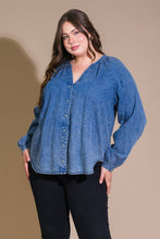 Load image into Gallery viewer, MUSING ABOUT YOU DENIM TOP
