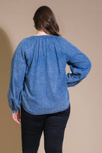 Load image into Gallery viewer, MUSING ABOUT YOU DENIM TOP
