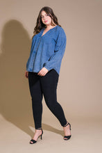 Load image into Gallery viewer, MUSING ABOUT YOU DENIM TOP
