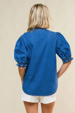Load image into Gallery viewer, CLOSER TO YOU DENIM TOP
