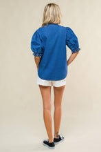 Load image into Gallery viewer, CLOSER TO YOU DENIM TOP
