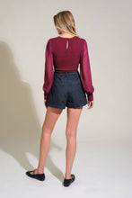 Load image into Gallery viewer, EMBRACE THE JOURNEY WOVEN TOP
