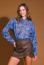 Load image into Gallery viewer, STICK TO THE PLAN DENIM TOP
