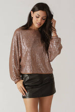 Load image into Gallery viewer, GOING OUT AGAIN SEQUIN TOP
